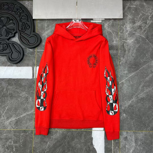 🍁 Autumn Graffiti Red Mouth Hoodie 🍁