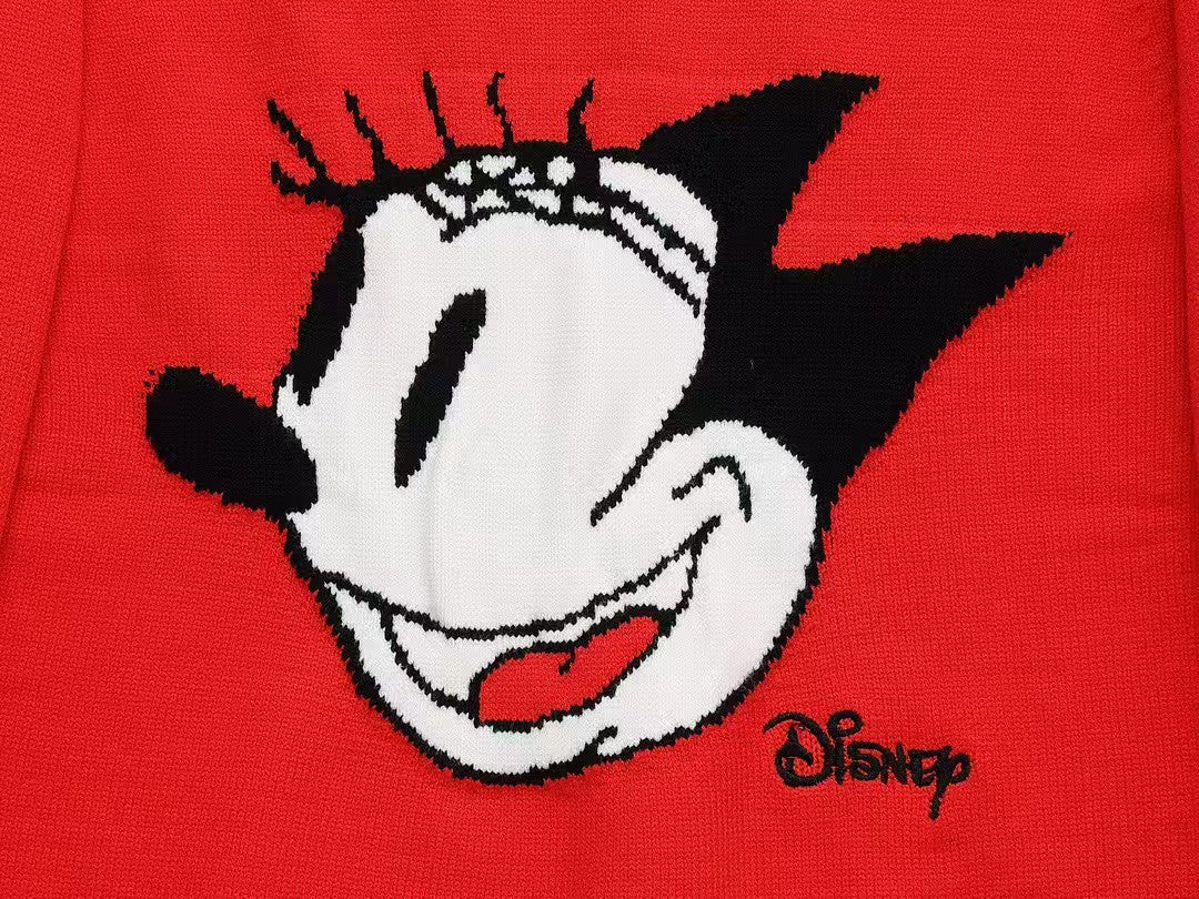 Mickey pattern wool sweater