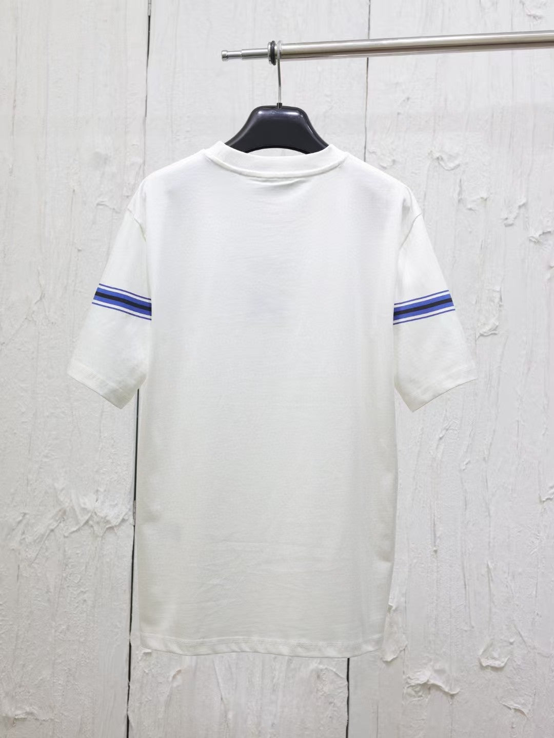 New woven striped T-shirt