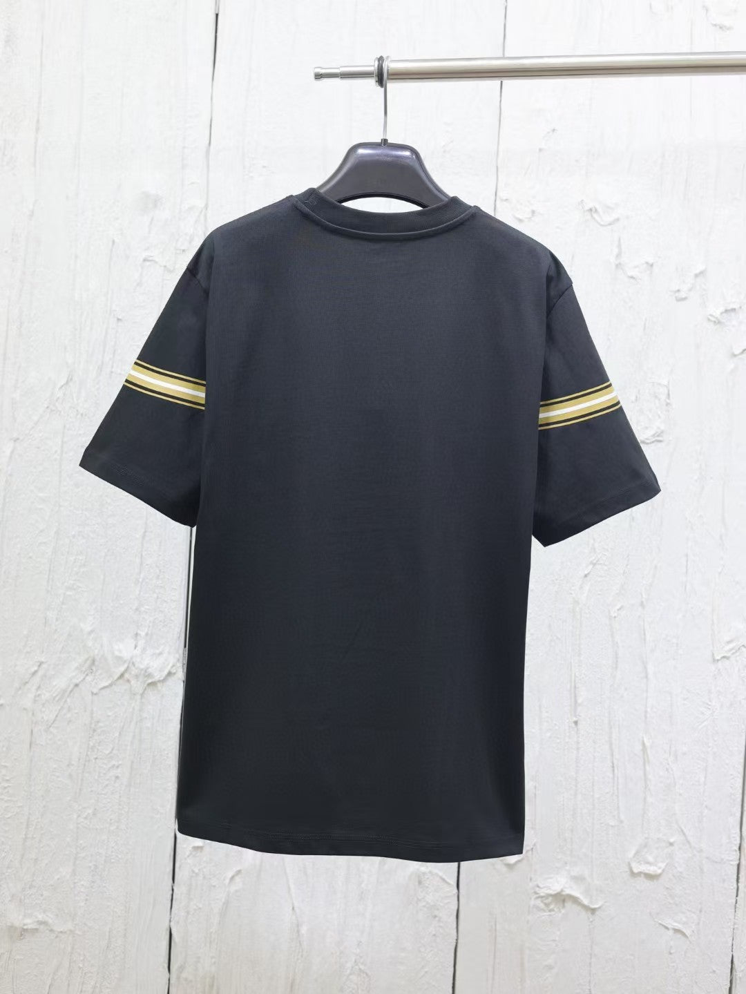 New woven striped T-shirt