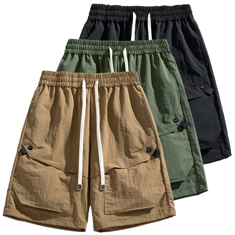 Men's summer thin and loose shorts