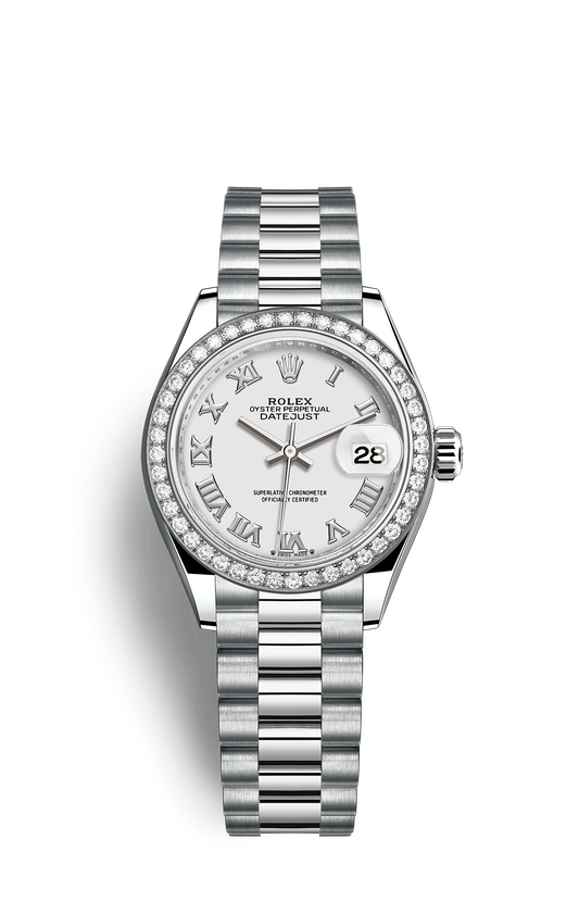 LADY-DATE-white gold and diamonds-31mm Watch